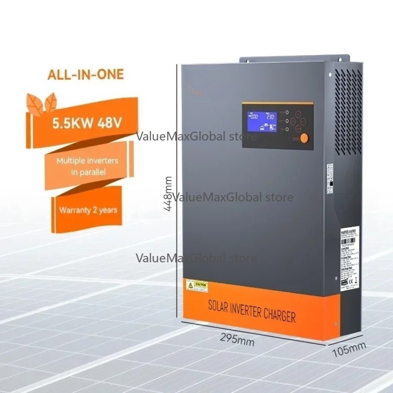 Hybrid Solar Inverter 5.5Kw Mppt 48V - อินเวอร์เตอร์พลังงานแสงอาทิตย์แบบไฮบริด 3 เฟส 5.5KW 5.5KVA MPPT
