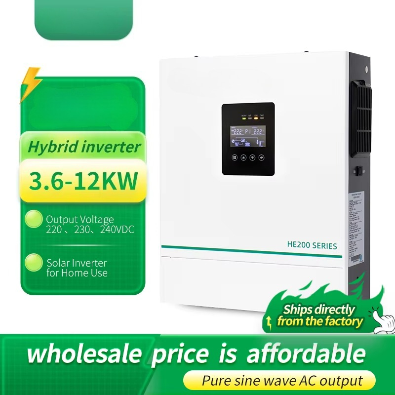 Hybrid Solar Inverter 5.5Kw Mppt 48V - อินเวอร์เตอร์พลังงานแสงอาทิตย์แบบไฮบริด 3.6kw 5.5kw 6.2kw 11kw 3kva