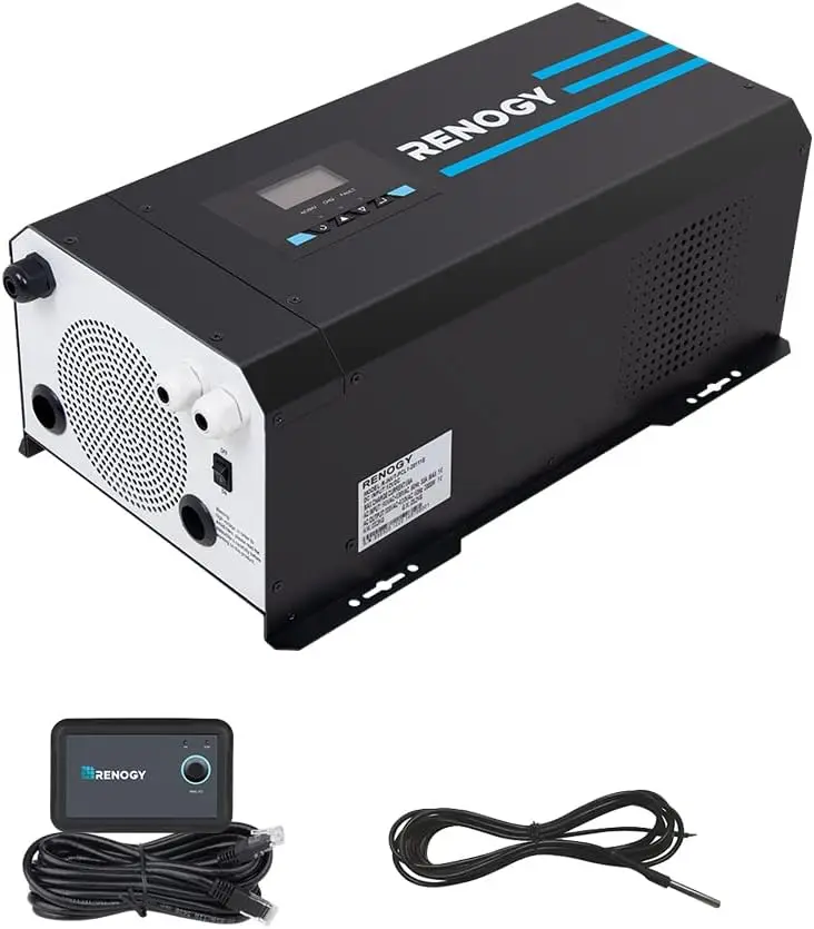 Rv Pure Sine Inverter Charger 3000W 12V - Renogy อินเวอร์เตอร์และเครื่องชาร์จคลื่นไซน์บริสุทธิ์ 3000W แปลงไฟจาก 12V DC