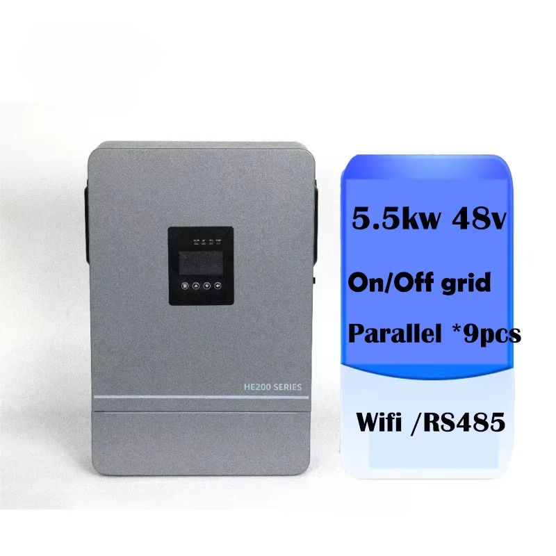 Hybrid Solar Inverter 5.5Kw Mppt 48V - อินเวอร์เตอร์พลังงานแสงอาทิตย์แบบไฮบริด 3.6kw 5.5kw 24V 48V 6.2kw