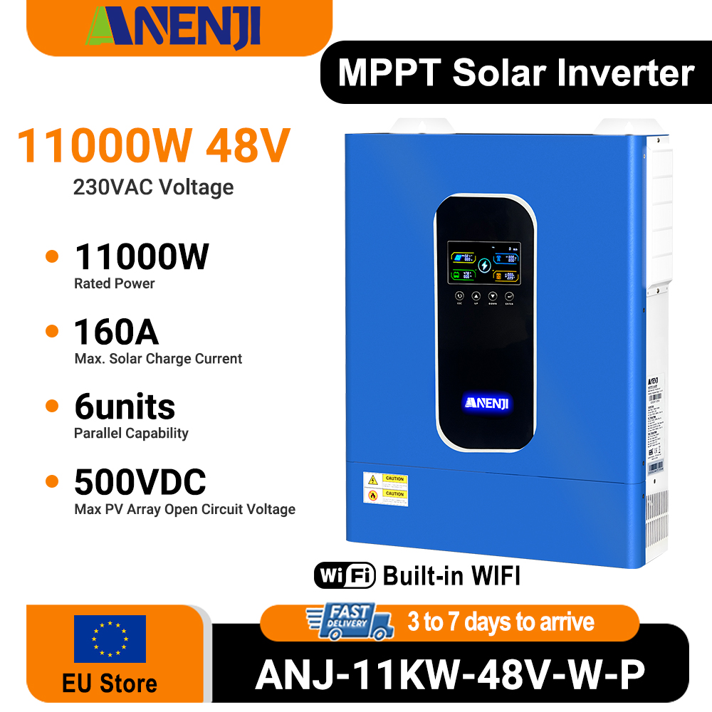 ANENJI 11KW 48V HYBRID SOLAR I - Hybrid Solar Inverter 5.5Kw Mppt 48V บทวิจารณ์และราคา