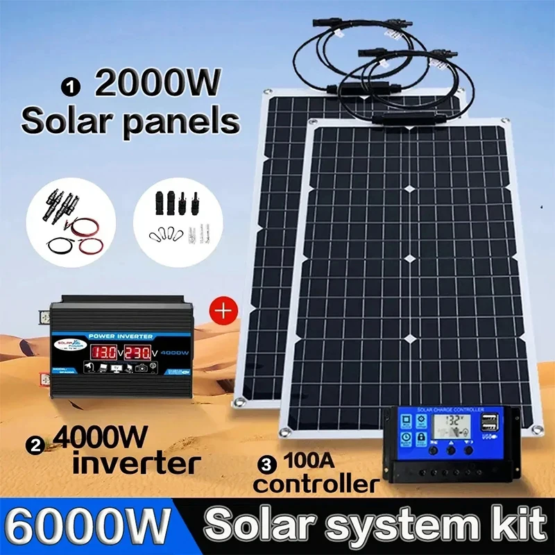 ชุดโซลาร์เซลล์ออลอินวัน 2000 ว - Grid Tie Inverter Limiter 2000W บทวิจารณ์และราคา