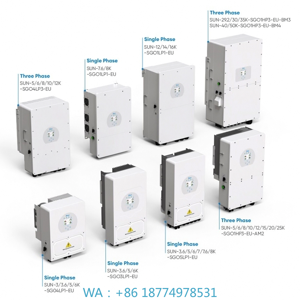 อินเวอร์เตอร์พลังงานแสงอาทิตย์ - Mppt Hybrid Inverter 48V 8Kw 3 Phase บทวิจารณ์และราคา