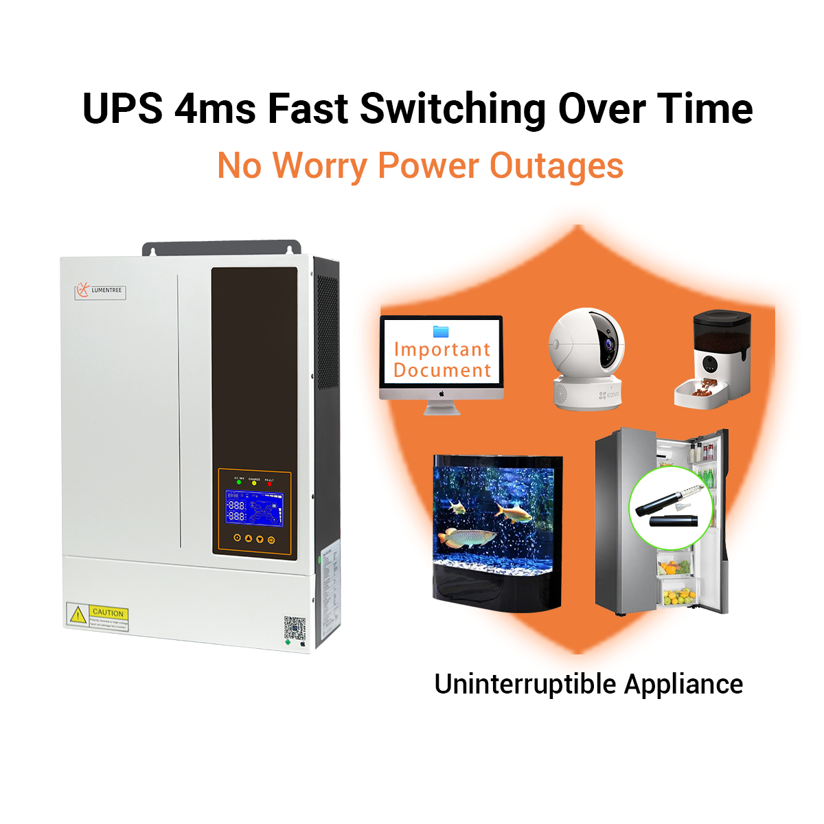 ระบบพลังงานแสงอาทิตย์แบบไฮบริด - Hybrid Solar Inverter 5.5Kw Mppt 48V บทวิจารณ์และราคา