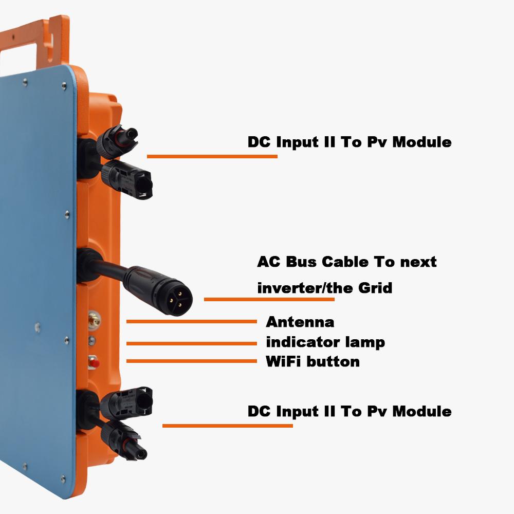 ไมโครอินเวอร์เตอร์แบบเชื่อมต่อ - Micro Inverter 1400W Solar Grid Tie บทวิจารณ์และราคา