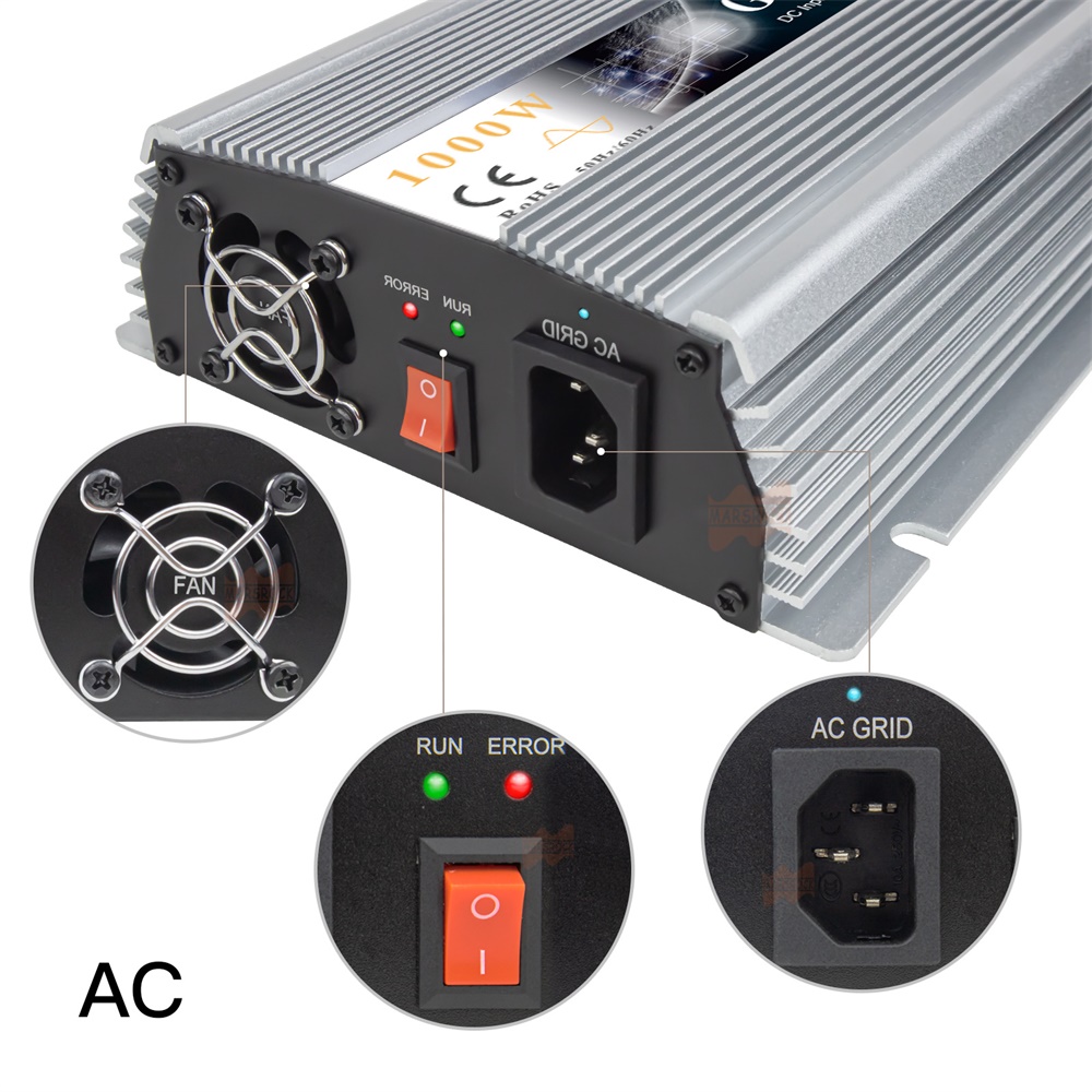 1000W 1300W 1400W Grid Tie Mic - Micro Inverter 1400W Solar Grid Tie บทวิจารณ์และราคา