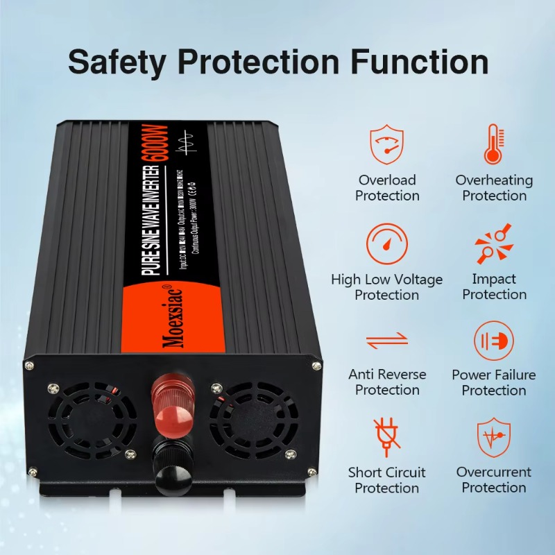 อินเวอร์เตอร์พลังงานแสงอาทิตย์ - Pure Sine Wave Inverter 5000W 48V 220V บทวิจารณ์และราคา