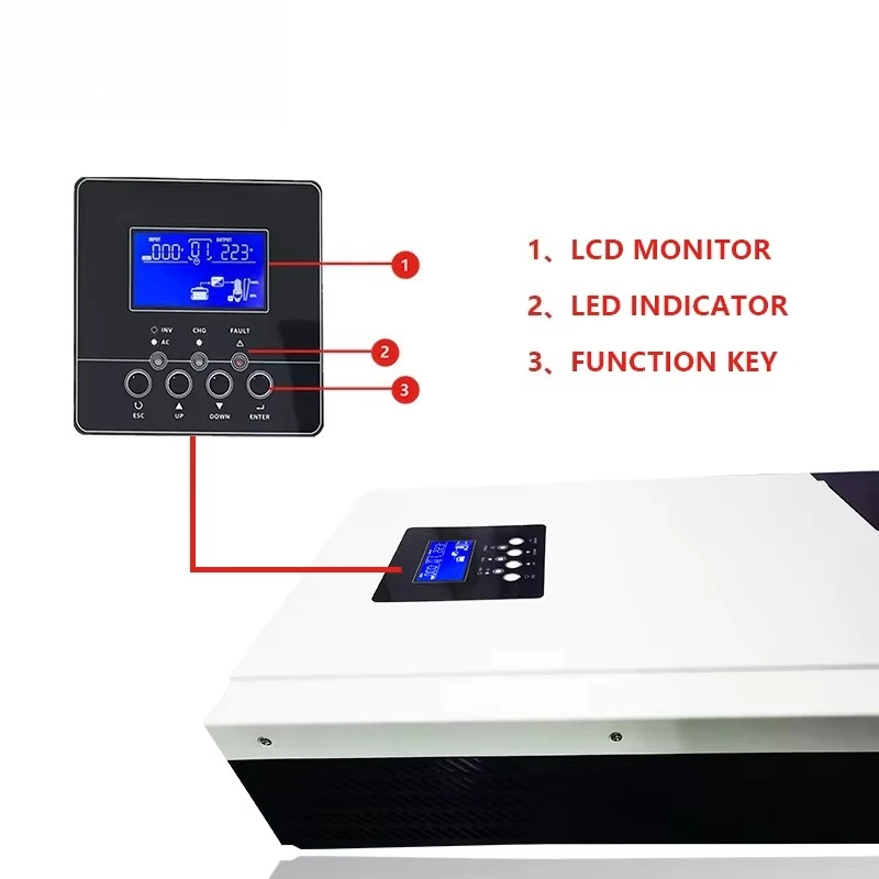อินเวอร์เตอร์พลังงานแสงอาทิตย์ - Parallel Solar Inverter 48V 5000W Mppt บทวิจารณ์และราคา