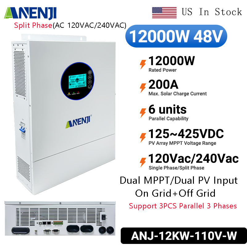 อินเวอร์เตอร์พลังงานแสงอาทิตย์ - Off Grid Solar Inverter 48V 6000W บทวิจารณ์และราคา