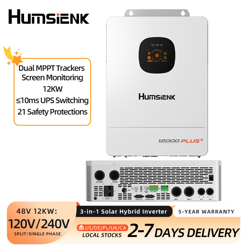 อินเวอร์เตอร์ไฮบริดพลังงานแสงอ - Mppt Hybrid Inverter 48V 8Kw 3 Phase บทวิจารณ์และราคา