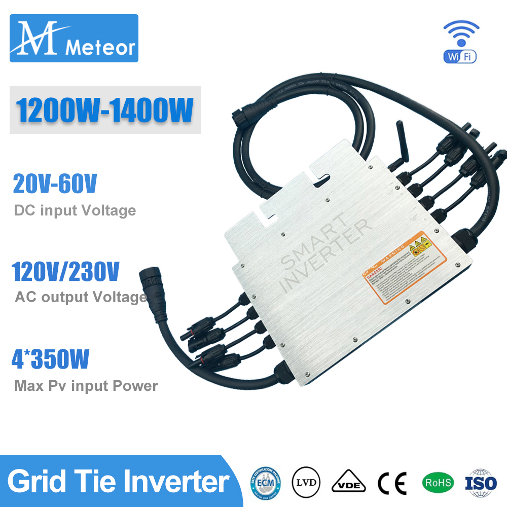 1200W 1400W Solar Grid Tie Mic - Micro Inverter 1400W Solar Grid Tie บทวิจารณ์และราคา