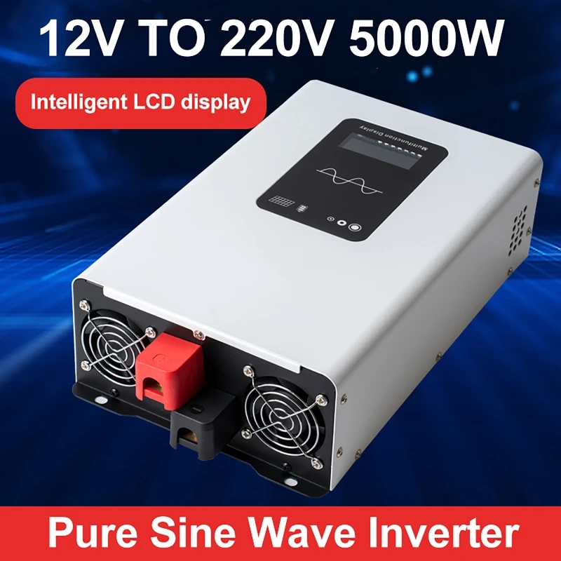 อินเวอร์เตอร์ PURE Sine WAVE 3 - Pure Sine Wave Inverter 5000W 48V 220V บทวิจารณ์และราคา