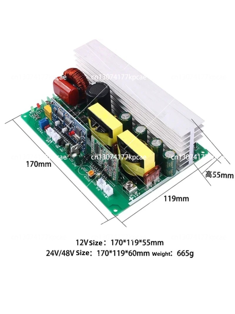 อินเวอร์เตอร์คลื่นไซน์บริสุทธิ - Pure Sine Wave Inverter Board 24V 48V บทวิจารณ์และราคา