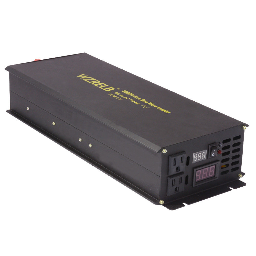 3000W อินเวอร์เตอร์พลังงานแสงอ - Inverter Pure Sine Wave 60Hz 120V 3000W บทวิจารณ์และราคา