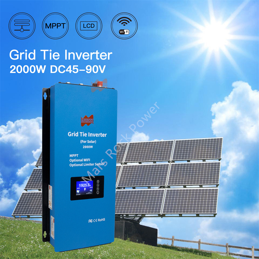 อินเวอร์เตอร์โซลาร์เซลล์แบบเชื - Grid Tie Inverter Limiter 2000W บทวิจารณ์และราคา