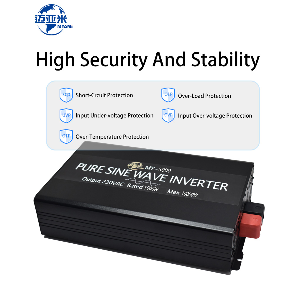 Myami อินเวอร์เตอร์เพียวไซน์เว - Pure Sine Wave Inverter 5000W 48V 220V บทวิจารณ์และราคา