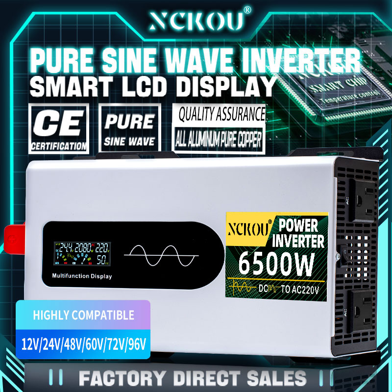 Inversor 12v 24v 48v 72v Para  - Pure Sine Wave Inverter 5000W 48V 220V บทวิจารณ์และราคา